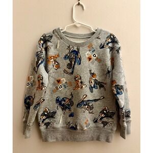 Marvel Spiderman Lightweight Sweatshirt Size 5 LIKE NEW CONDITION